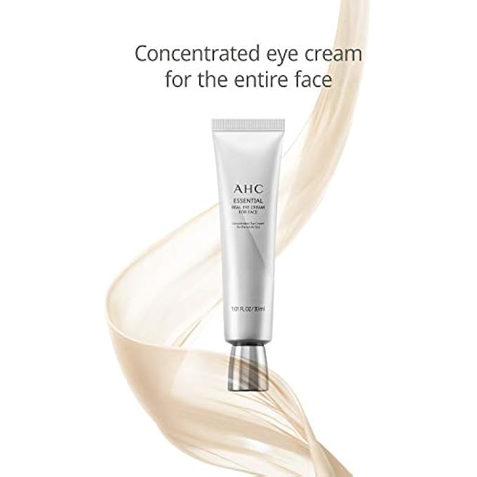 AHC AESTHETIC HYDRATION COSMETICS FACIAL MOISTURIZER ESSENTIAL EYE CREAM FOR FACE ANTIAGING HYDRATING KOREAN SKINCARE OZ, 0.33 OUNCE - Image 3